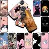 Phone Cover for Apple iPhone 17 Air 12 13 Pro Max Mini ProMax 7 + 8 Plus 7+ 8+ Soft Silicone Case Eyes Cat Meow Kitten Paw