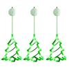 3Pcs LED Christmas Window Lights Silhouette Tree Decoration with Suction Cups Battery Powered Decorative Lights for Glass Wall