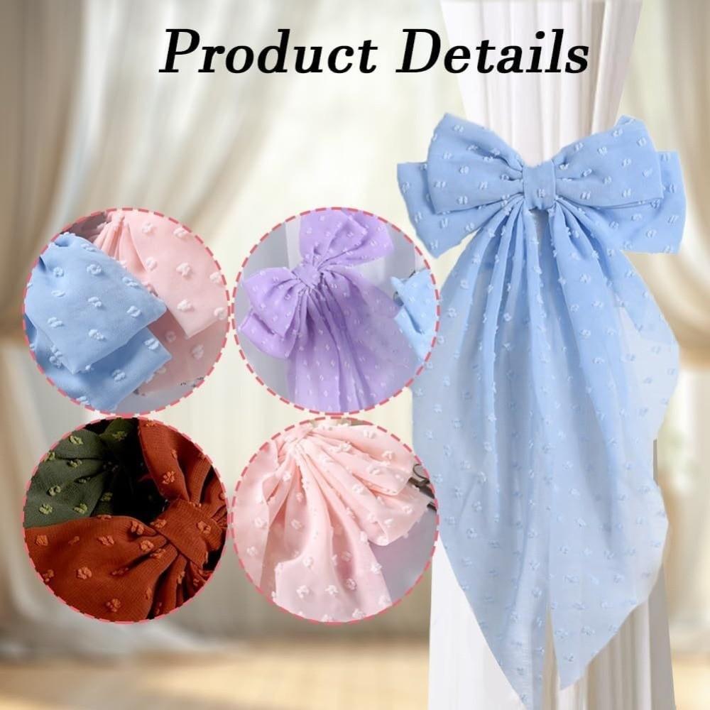 Ribbon Bowknot Curtain Tieback Clasp Curtain Rope Holders Window Curtain Buckles  Home Decor