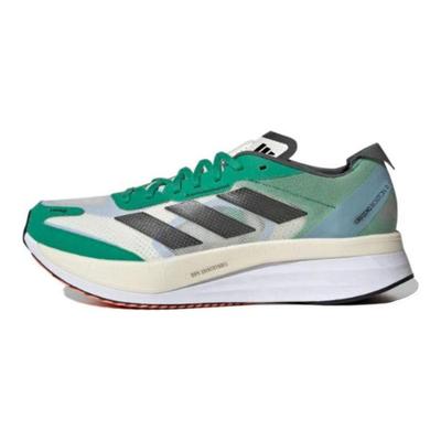 Adizero Boston 11 Court Green Herren Sneaker Weiß White-Tint Core-Black HQ3694