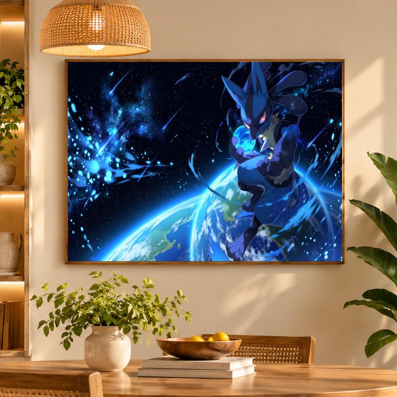 5D Diamond Painting Greninja DIY Full Drill Diamond Art Kit Home Decoration
