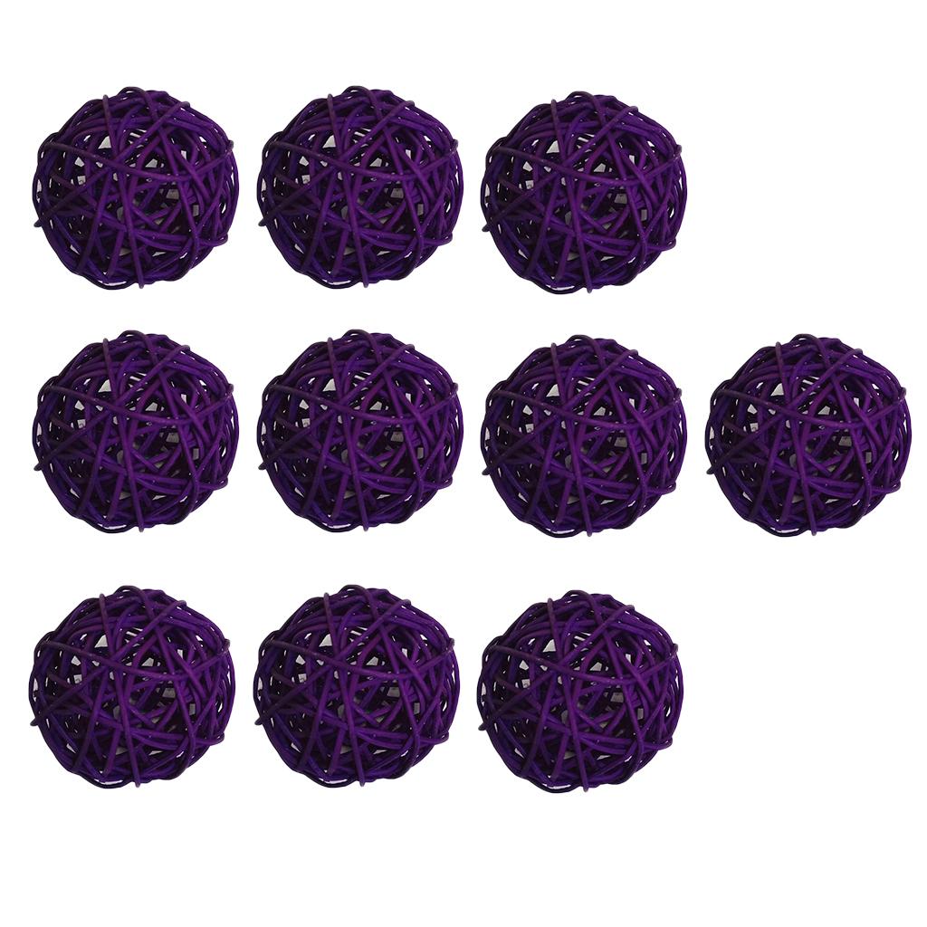 10x Weide Rattan Kugel Ranke Kugel Party Dekorationen Basteln Geschenke