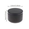5.4Cm Portable Solid Color Mini Tin Box Tea Sealed Jar Packing Boxes Jewelry Candy Small Storage Can Coin Earring Headphones Gift Case
