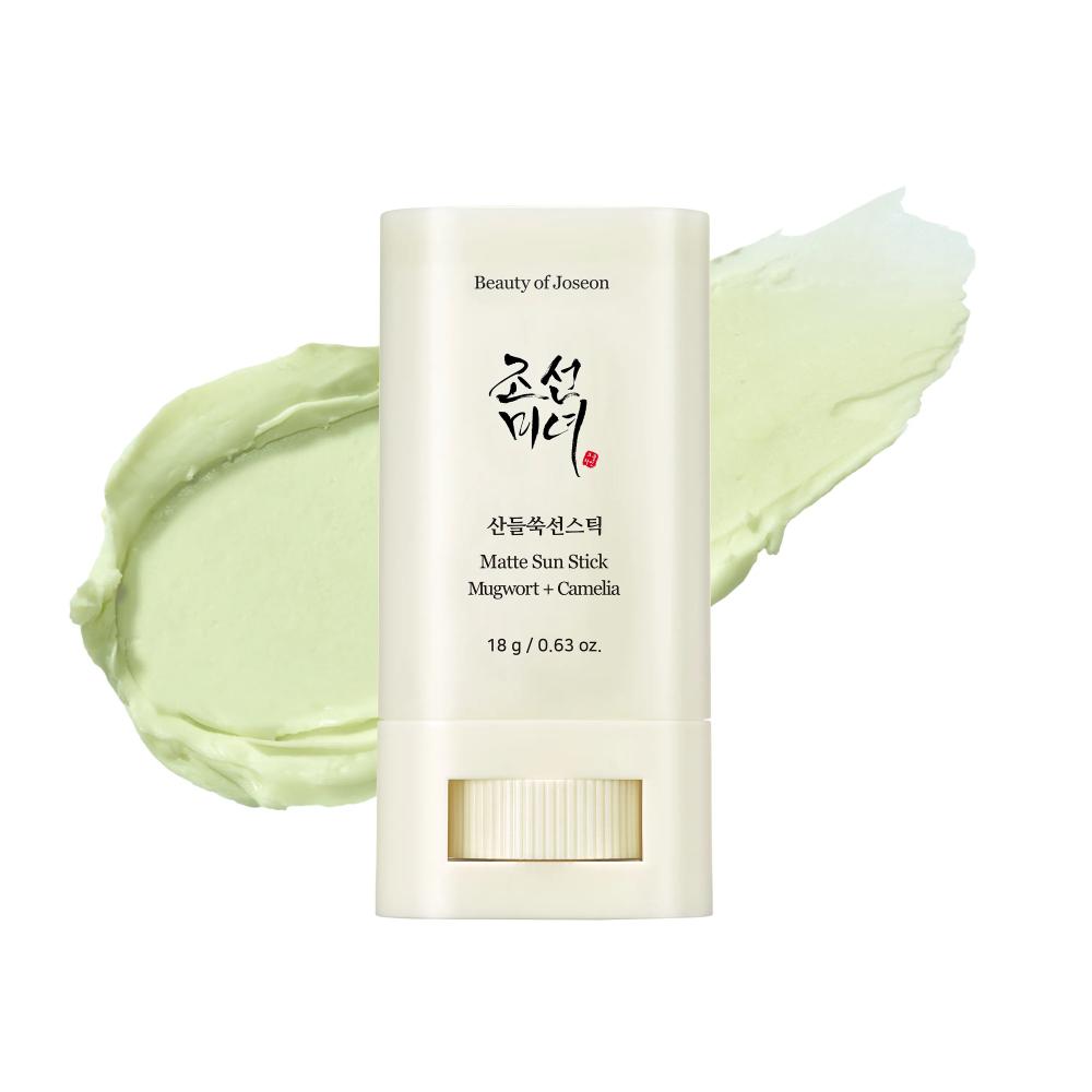[Красота Чосона] Матовый солнцезащитный стик : Полынь + Камелия SPF 50+ PA++++ 18г