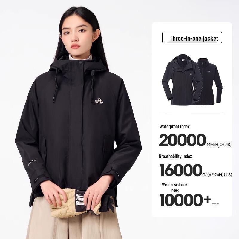 PELLIOT Women's Fleece-Lined Outdoor Jacket