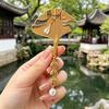 Humble and Lingering Garden Scenic Enamel Metal Magnet - Cultural Souvenir