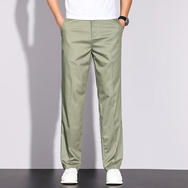 Playboy Men s Spring/Summer Straight-Leg Casual Business Pants 31