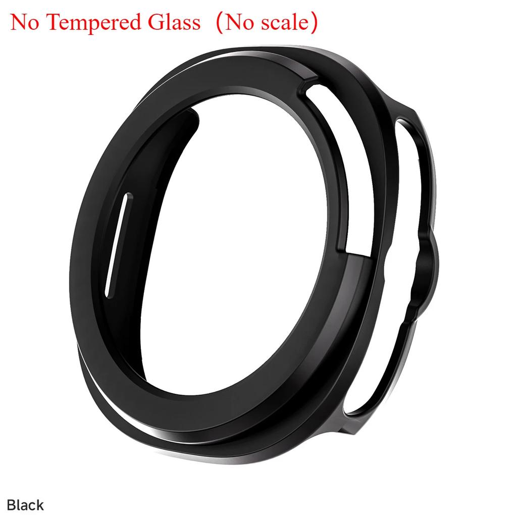 Protector Case For Samsung Galaxy Watch 8 Classic PC Hollowed Cover Protective Bumper Shell Tempered Glass Screen Accessories