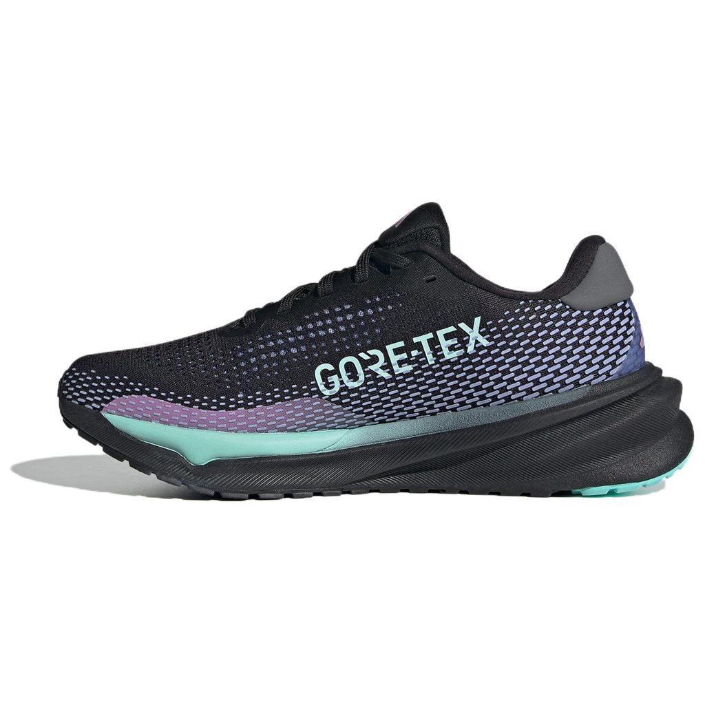 Adidas Women Supernova Gore Tex Core Black Iron Metallic Semi Flash Aqua ID6305
