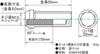 KYOKUGEN Closed End Type Hexagonal M12 X Pack of HPF3A5 KYO-EI (Kyoei Industry) Nut, 50mm, P1.25, Gold, 20,