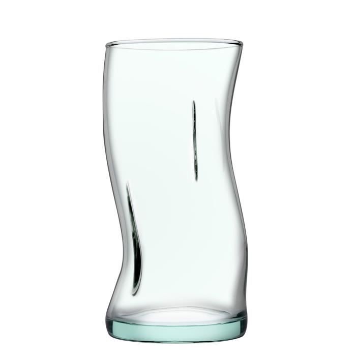 Verre à long drink - Amorf - 4 pièces - 440 ml - Blanc - Verre