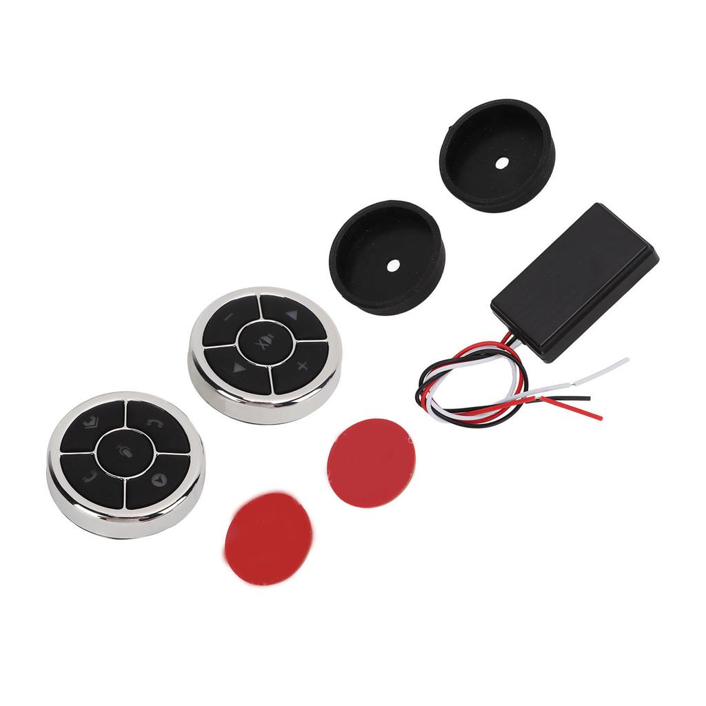 10 Keys Car Steering Wheel Control Button Volume Adjustment Handsfree Call Wireless Universal Multimedia Controller