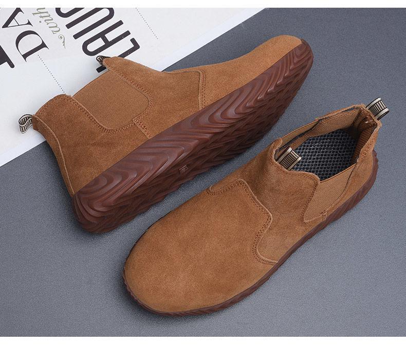 Men's Safety Work Shoes - Anti-Smash, Anti-Puncture, Anti-Scald, Wear-Resistant, Non-Slip, Soft Sole, Breathable Welding Footwear
