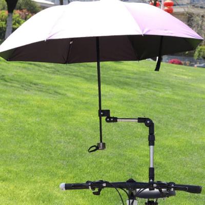Stroller Umbrella Holder Wheelchair Stroller Umbrella Mount Holder Strong Windproof Retractable Folding Umbrella Stand