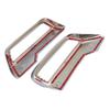 Exhaust Pipe Tail Cover Rear Exhaust Muffler End Pipe Cover Trim for Peugeot 3008 4008-5008 Allure 17-21 Car Accessories