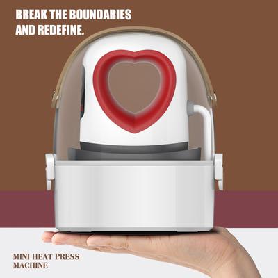 Mini Heat Press Machine T-Shirt Printing Easy Heating Transfer Press Iron Machines for Clothes Bags