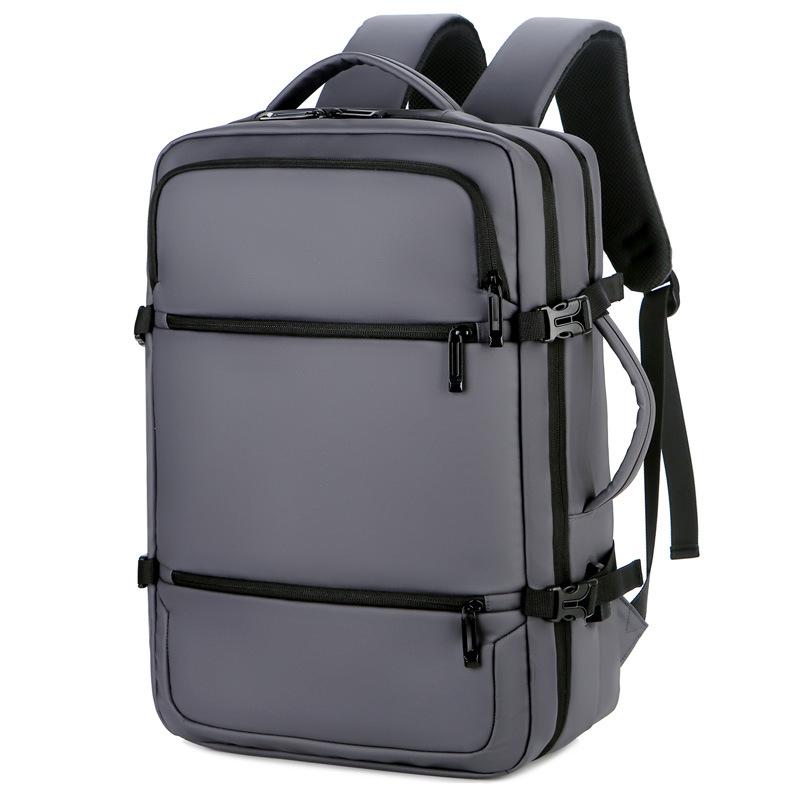 Business Backpack for Men's Outdoor Commuting Backpack Multifunctional Large-capacity USB Leather Computer Bag