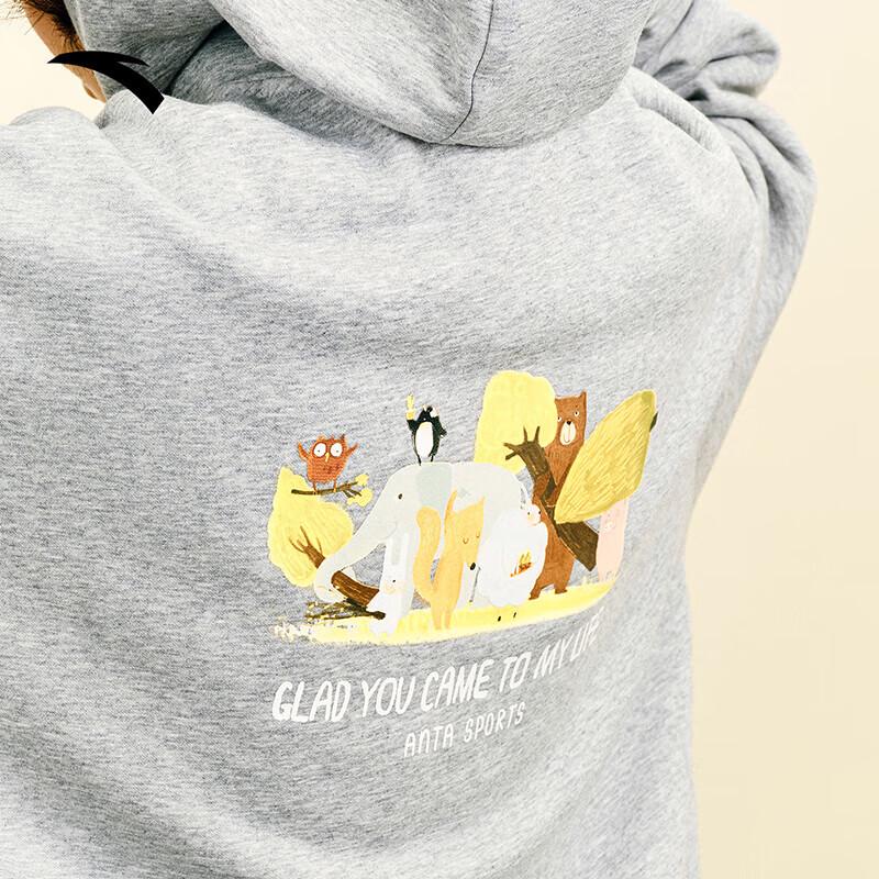 Anta X Fox Bop Collaboration Fleece-Lined Hooded Sweatshirt