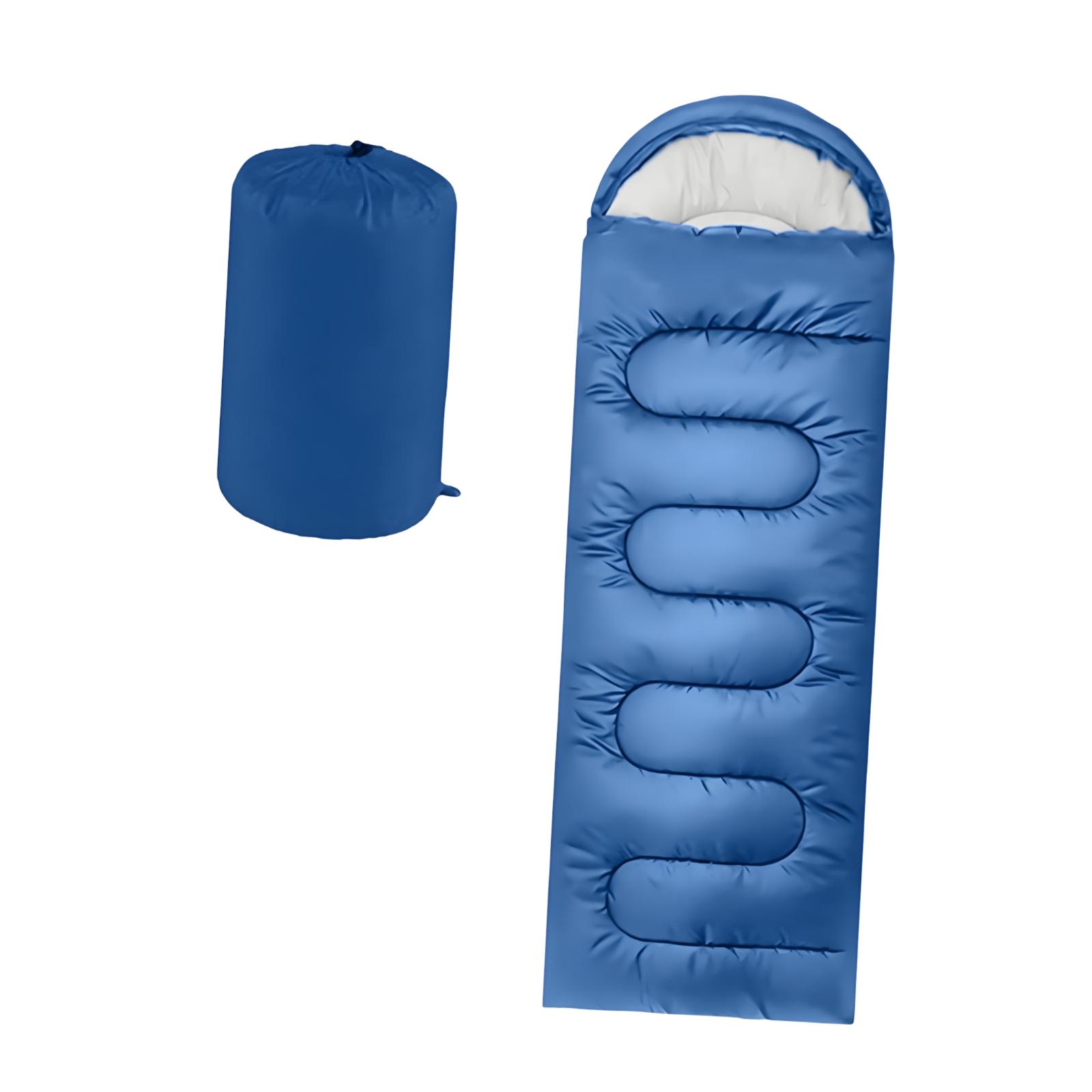 Sleeping Bag for Adults Comfortable Lightweight for Outdoor Hiking Equipment,Envelope Outdoor Travel Sleeping Bag Camping Gear темно-синий