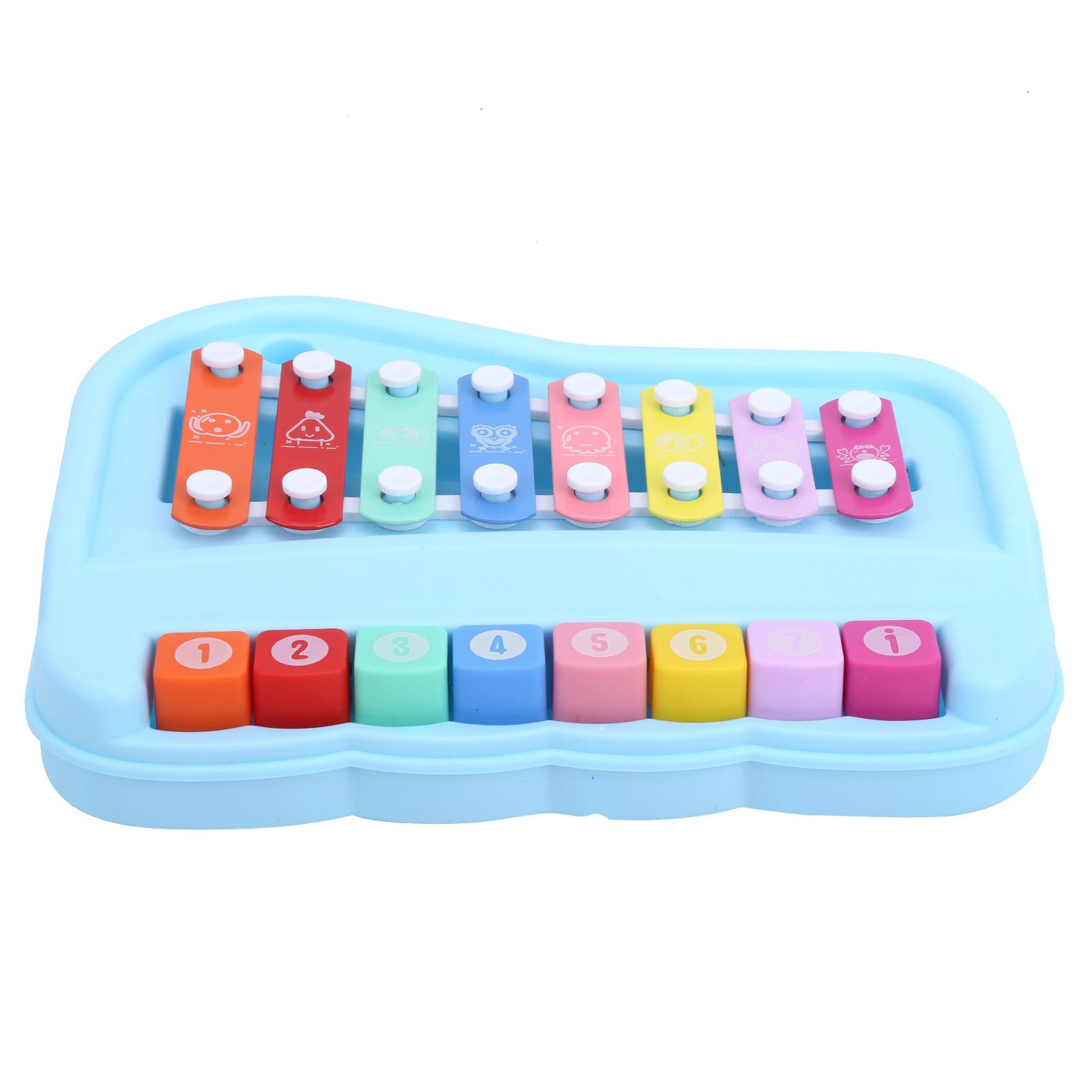 

Детское пианино 8 нот Детский ксилофон Музыкальное образовательное обучение Детские музыкальные инструментыСиний синий