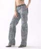 BADEE Printing Twill Pants Black Paisley