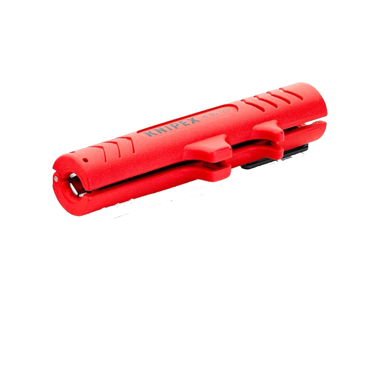 

Механический стриппер Knipex Universal для круглых и водонепроницаемых кабелей длиной 8-13 мм, 125 мм Sb