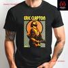 Eric Clapton Classic Rock Band T-Shirt Baumwolle S 3XL Vintage Bequem Dehnbar Lässig Mode Designer Kleidung