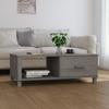 Day and Night - Day and Night HAMAR Coffee Table Solid Light Gray Pine Wood 100x55x35 Cm