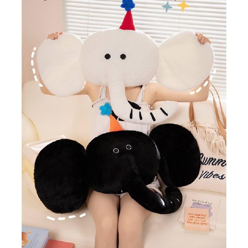 Elephant Simulating Cartoon Plush Toy Girl Sofa Decoration Pillow Gift Holiday