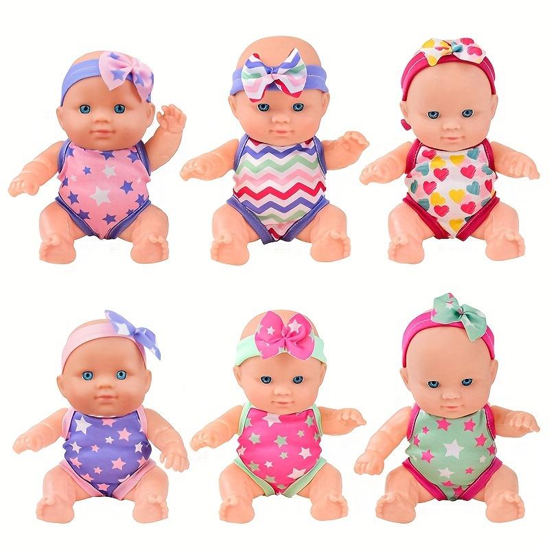 Non-Toxic Doll Toys For Kids Birthday Gifts Children'S Dress Up Simulation Cute Silicone Baby Doll Accessories House Dolls For Children Toys