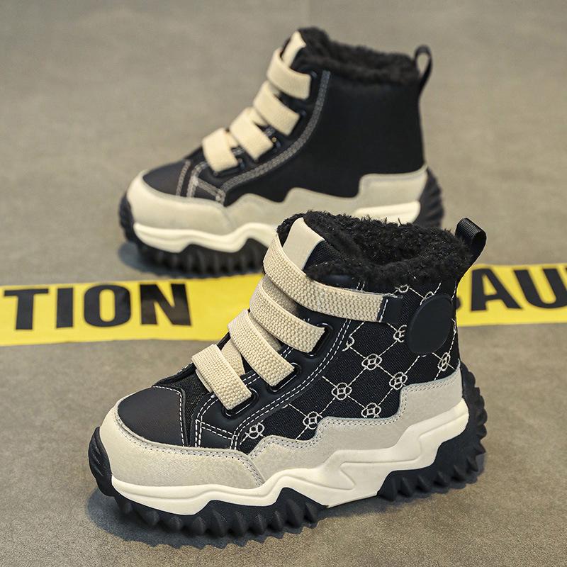 

Детские длинные зимние сапоги 2025 зимние на толстой подошве верхняя одежда легкие хлопковые сапоги спортивные детские сапоги женские сапоги зимняя спортивная обувь 35 чёрный