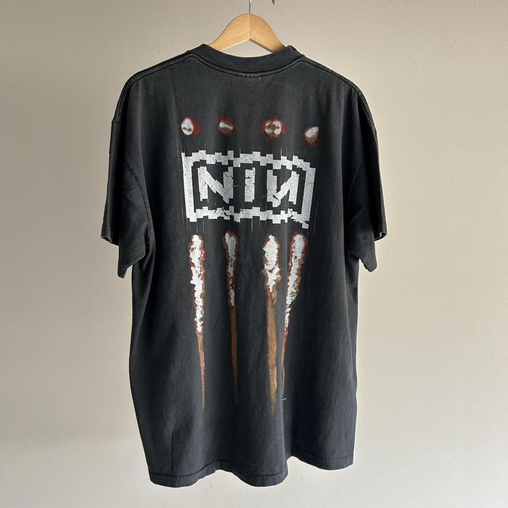 Nine Inch Nails The Downward Spiral Album Heavyweight Black Cotton NIN S-5XL