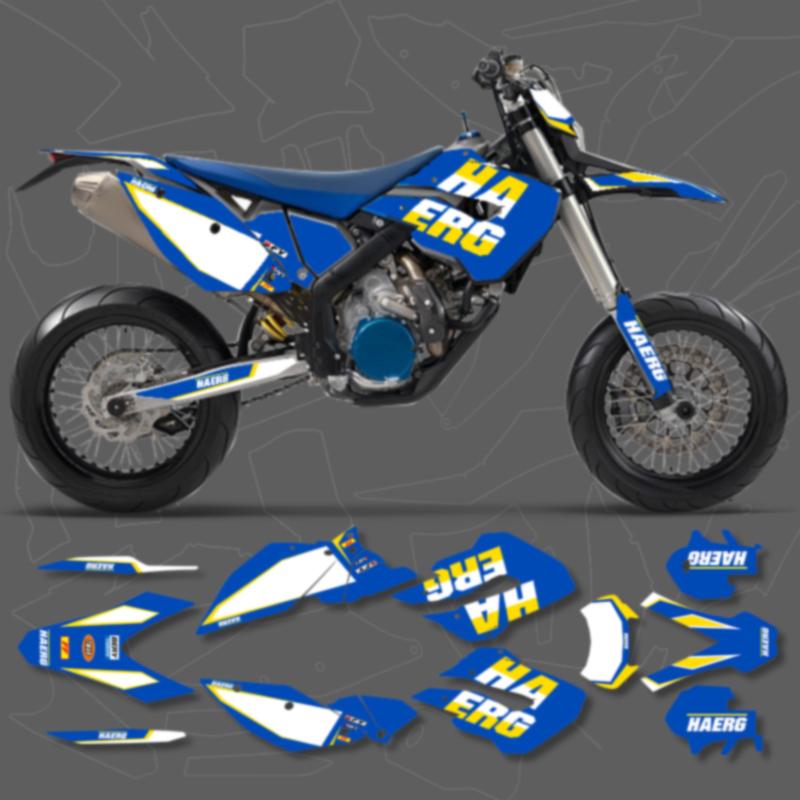 DSMTECH Motorcycle Graphics Background Decals Stickers Kits for Husaberg FE 2009 2010 2011 2012 001