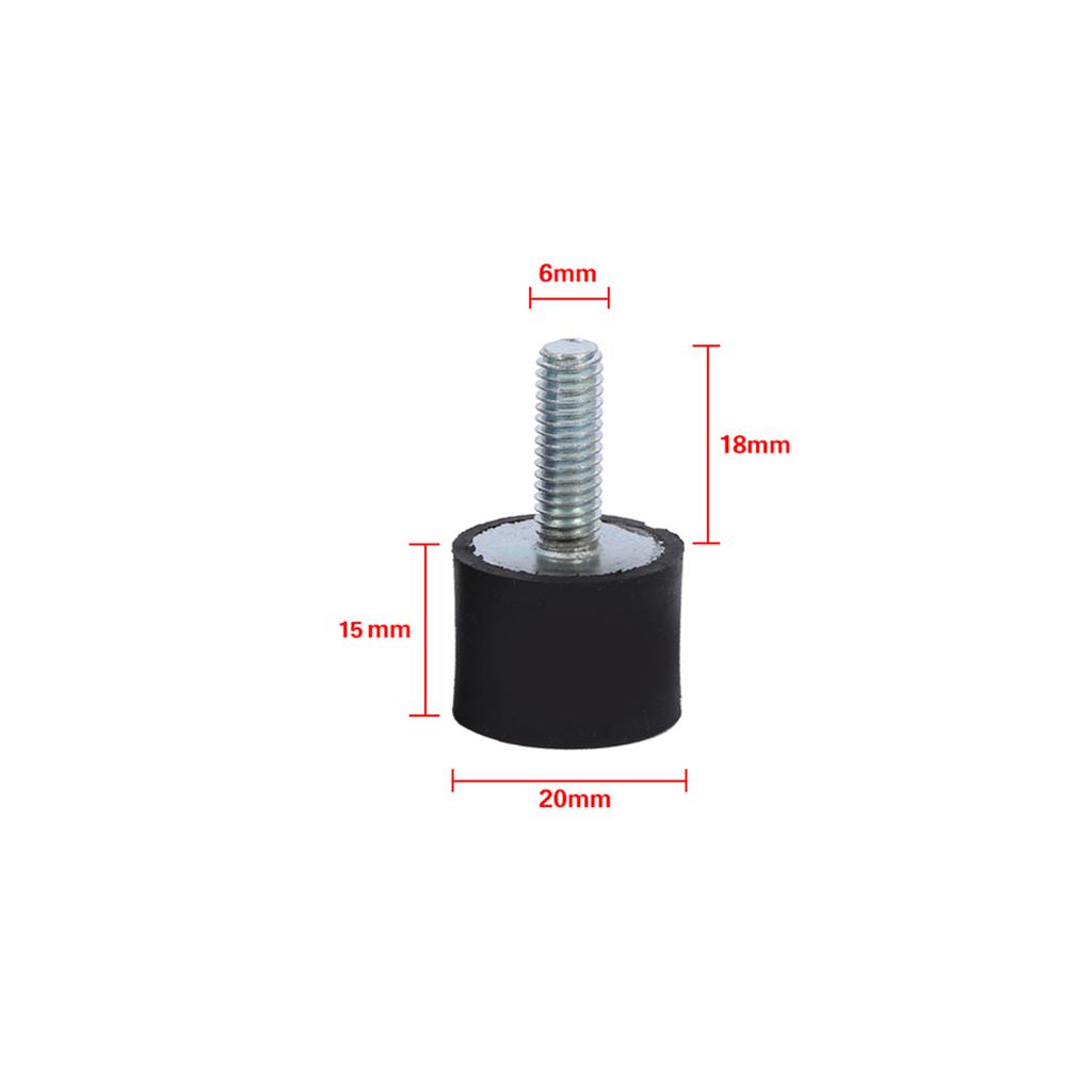 4Pcs M8/M6 Rubber Mounts Shock Absorber Anti Vibration Silentblock Bobbins Isolator Rubber Mounts Absorber Vibration Mounts