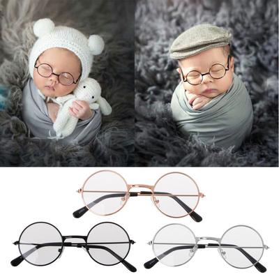 Lunettes plates pour nouveau-né fille et garçon, accessoires de photographie, séance photo en Studio pour homme
