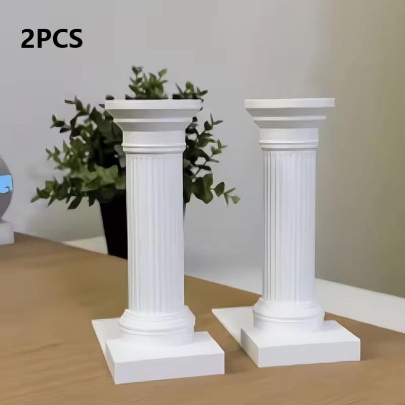 2pcs 3D Printed Column Book Stand Minimalist Decorative Bookends High Quality Desktop Holder for Book Collection Display