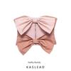 Kaslead New Arrival Women's Clothing Fashion Style Bowknot Decoration Opening Design Taffeta Tops 3423288