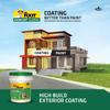 Dr. Fixit Raincoat Classic White Exterior Wall Waterproof Coating 1 Litre Elastomeric, 7 Years, No Dilution System