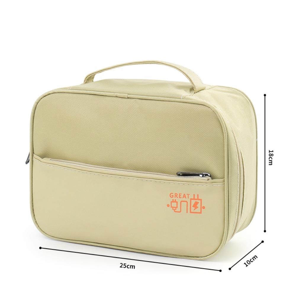 Portable Data Cable Storage Bag Waterproof Electronic Organizer Box Digital Storage Pouch
