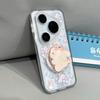 Flower Rabbit is suitable for Huawei mate80promax magnetic suction 60 bracket pura70ultra transparent mobile phone case.