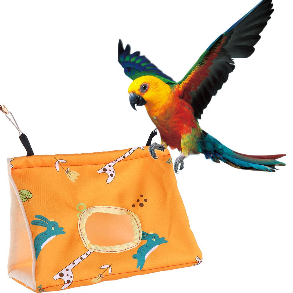 Accessories Warm Hamster House Fluffy Winter Plush Sleeping Bed Bird Hut Parrot Hammock Pet Tent