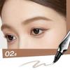 LEEINTO Popular Eyebrow Waterproof Eyebrow Pencil Eyebrow Pencil No Smudging Available In 3 Colors Eyebrow Black Technology [Tiktok's Pencil]