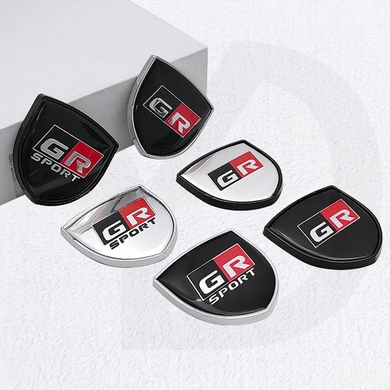 1Pc 3D Metal Emblem Car Body Window Badge Sticker Decal For G/R Sport Gazoo Racing Yaris 86 Corolla Hilux G/R Accessories