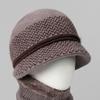 Hat Women'S Season Ear Protection Warm Mom Hat Fleece Thick Ear Protection Grandma Grandma Elderly Cotton Hat
