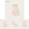 Girl Summer Flower Pattern Sleeveless Shorts Set For Kids 3 To 8 Years