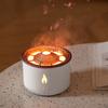 360ML Ätherisches Öl Diffusor Auto-Abschaltung Vulkanische Flamme Aromaöl Diffusor 2 Farben Dimmbar Fernbedienung für Zuhause Schlafzimmer Büro