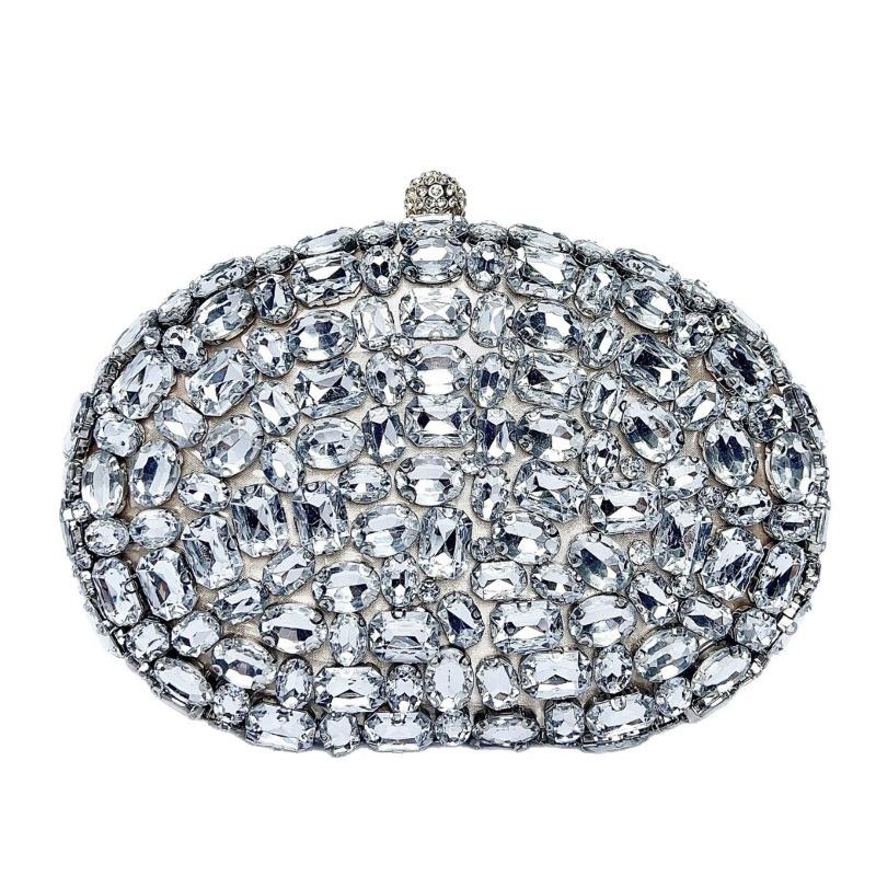 Clutch Bag Crossbody Banquet Bag Lady's Wallet Shiny Handbag Dinner Bag
