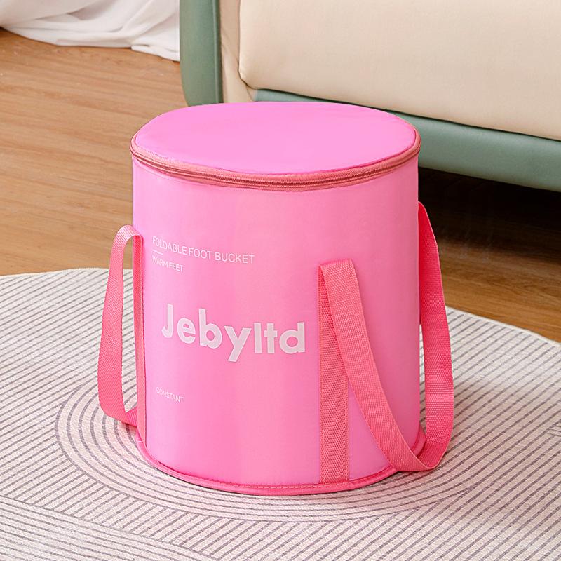Cadă portabilă pliabilă pentru picioare, găleată pliabilă pentru spa picioare cu capac, înmuiere profundă pentru casă, călătorie