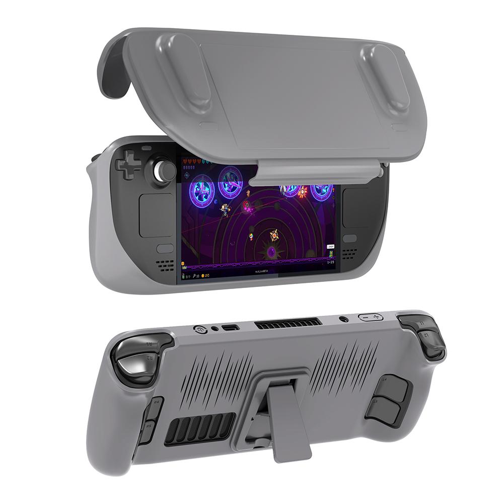 TPU Console Protective Shell Waterproof Full-cover Console Dustproof Cover Replacement Detachable Front Cover for Steam Deck