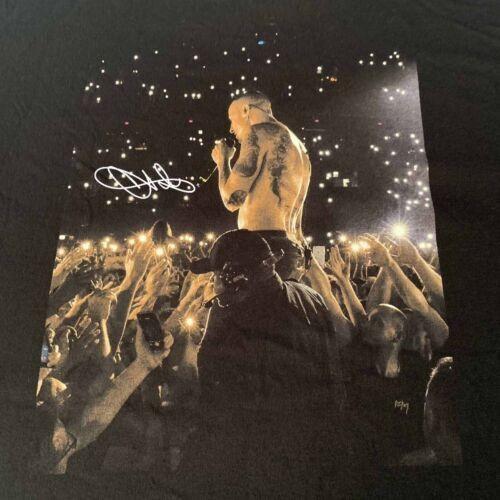 Винтажная футболка Chester Bennington One More Light Черная Унисекс Унисекс Футболка XXXL